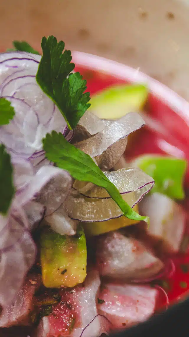 Artis ceviche signature dish